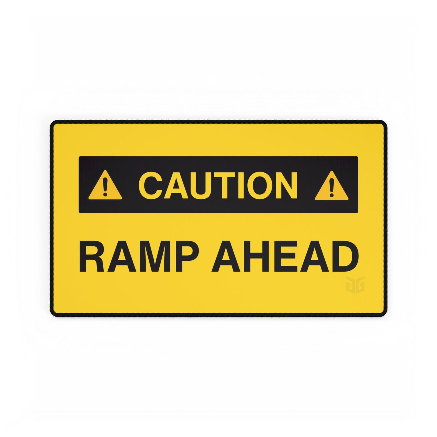 Caution Ramp Ahead TCG Playmat