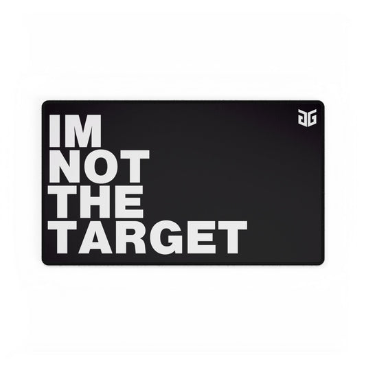 Im not the target black TCG Playmat