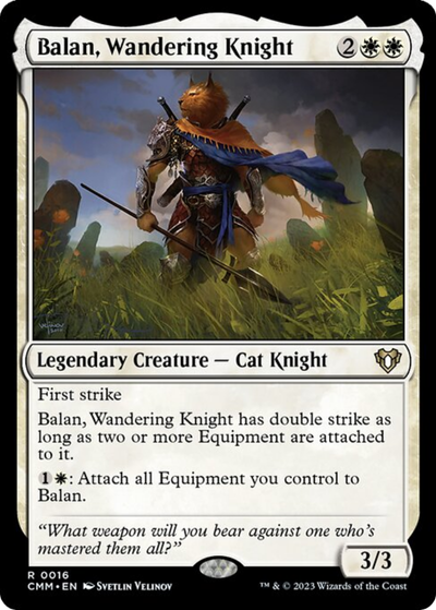 Balan, Wandering Knight | Equipment Commander Deck - Galloping Goons